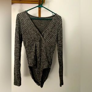 Gray bodysuit from SHEIN